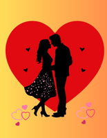 Sunset Love  Art Kit 11x14