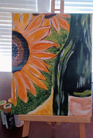 Bloom and Bottle  Art Kit 11x14