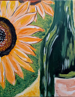 Bloom and Bottle  Art Kit 11x14