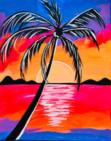 Sunset Palm Paint Party (Private Event Only)