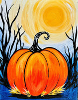 Pumpkin Glow Paint Party