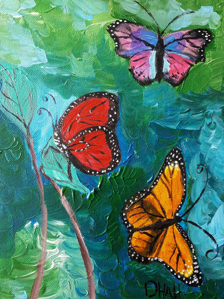 Butterfly Art Kit 8x10