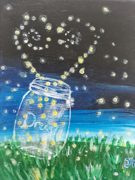 Firefly Jar Art Kit 8x10