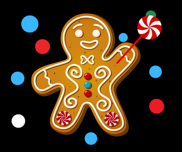 Gingerbread man 8x10