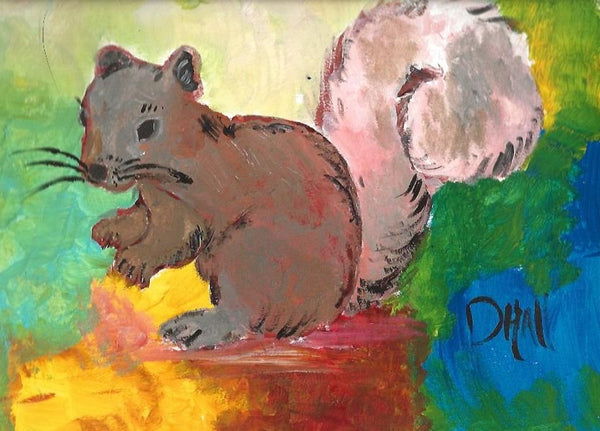 Squirrel Art Kit 11x14