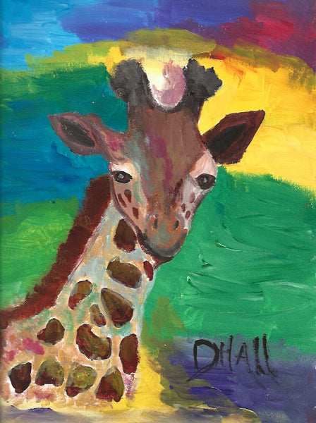 Giraffe Art Kit 11x14