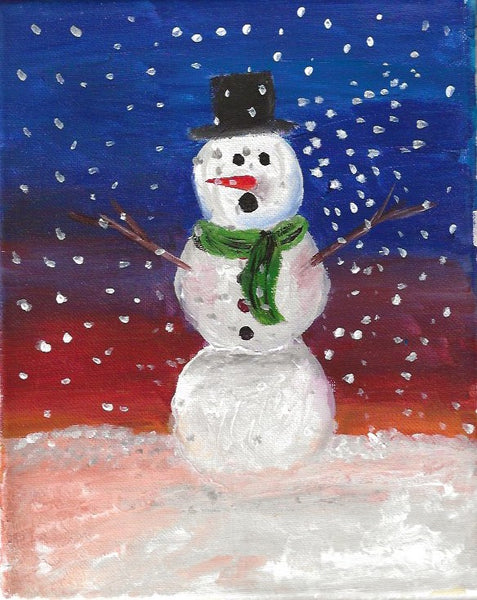 Snowman 8x10