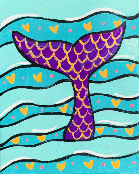 Mermaid Art Kit 8x10