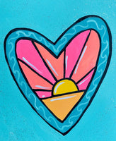 Heart Art Kit 8x10