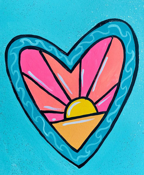 Heart Art Kit 8x10